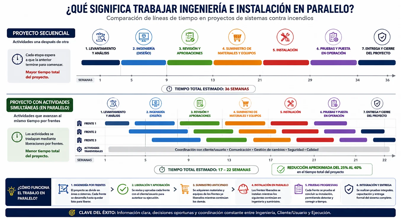 Instalación en paralelo.